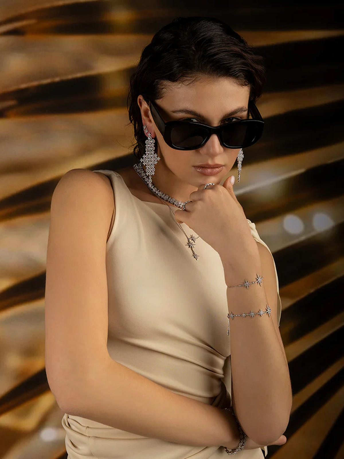 apm monaco meteorites star circle jewelry